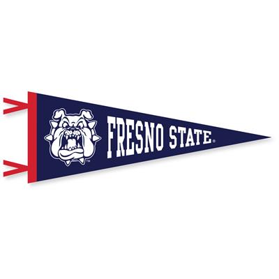 Fresno State Bulldogs Wool Felt Pennant - 9" x 24"