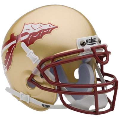 Florida State Seminoles Mini Helmet By Schutt - Gold