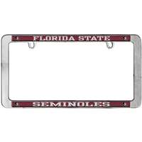 Florida State Seminoles Thin Metal License Plate Frame