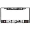 Florida State Seminoles Metal License Plate Frame - Carbon Fiber