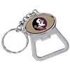 Florida State Seminoles Metal Key Chain And Bottle Opener W/domed Insert