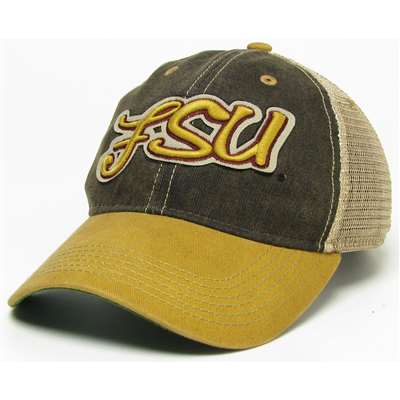Florida State Seminoles Legacy Trucker Hat - Black/Yellow