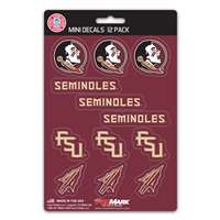 Florida State Seminoles Mini Decals - 12 Pack