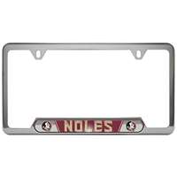Florida State Seminoles Stainless Steel License Plate Frame