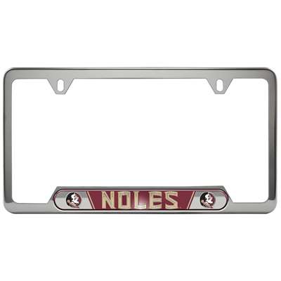 Florida State Seminoles Stainless Steel License Plate Frame