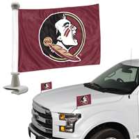 Florida State Seminoles Vehicle Ambassador Flag - 2 Pack