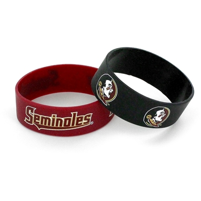 Florida State Seminoles Wide Rubber Wristband - 2