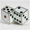Dice Buckle - White
