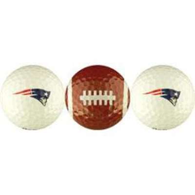 New England Patriots - 3 Golf Balls