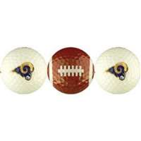 St. Louis Rams - 3 Golf Balls