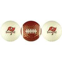 Tampa Bay Buccaneers - 3 Golf Balls