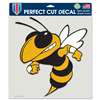 Georgia Tech Yellowjackets Full Color Die Cut Decal - 8" X 8"