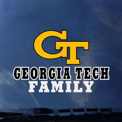 Georgia Tech Yellow Jackets Transfer Decal - Family