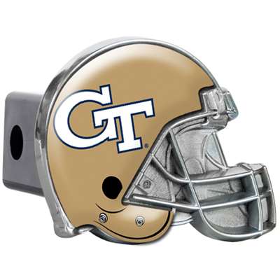 Georgia Tech Yellow Jackets Trailer Hitch Receiver Cover - Helmet