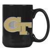 Georgia Tech Yellow Jackets 15oz Black Ceramic Mug