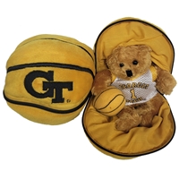 Georgia Tech Yellow Jackets Stuffed Bear in a Ball
