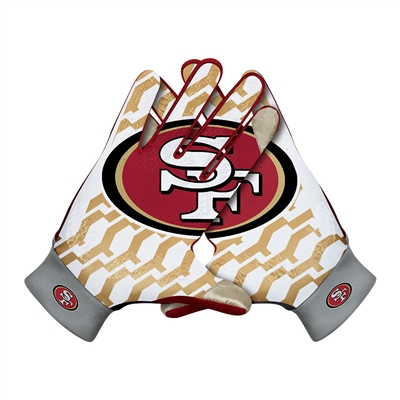 Nike San Francisco 49ers Shield KO Gloves - Size Large