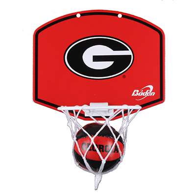 Georgia Bulldogs Mini Basketball And Hoop Set