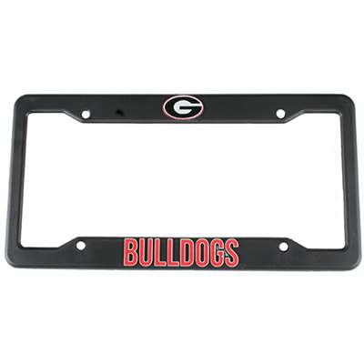 Georgia Bulldogs Plastic License Plate Frame