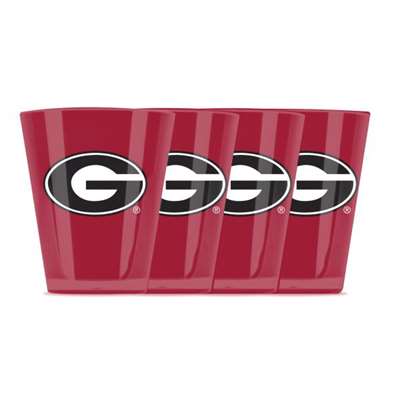 Georgia Bulldogs Shot Glass - 4 Pack
