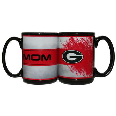 Georgia Bulldogs 15oz Ceramic Mug - Mom