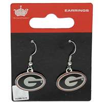 Georgia Bulldogs Dangler Earrings