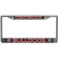 Georgia Bulldogs Metal License Plate Frame w/Domed Acrylic