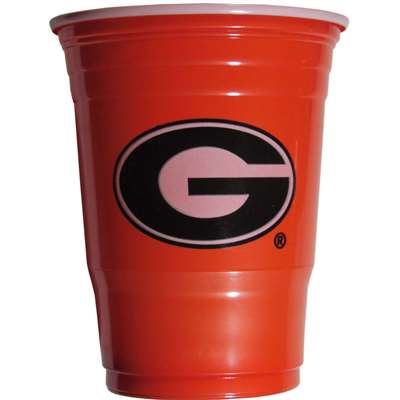 Georgia Bulldogs Plastic Game Day Cup - 18 Count