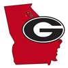 Georgia Bulldogs Home State Decal