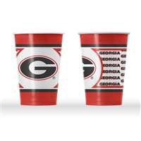 Georgia Bulldogs Disposable Paper Cups - 20 Pack