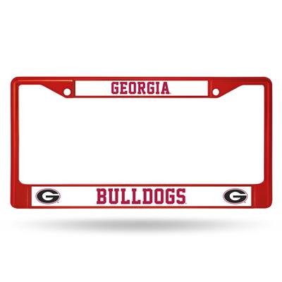 Georgia Bulldogs Team Color Chrome License Plate Frame