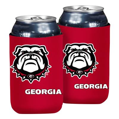 Georgia Bulldogs Oversized Logo Flat Coozie