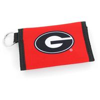 Georgia Bulldogs Nylon Wallet Keychain