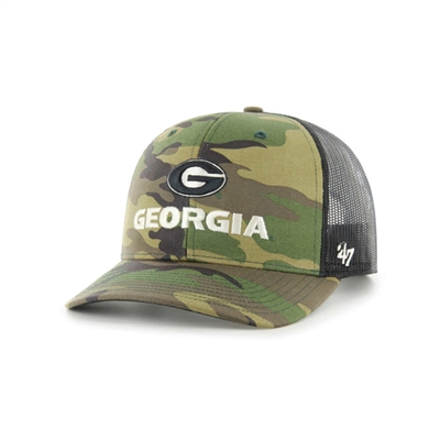 Georgia Bulldogs 47 Brand Adjustable Trucker Hat - Camo