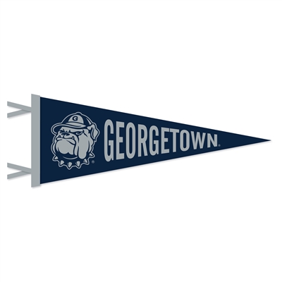 Georgetown Bulldogs Wool Felt Pennant - 9" x 24"