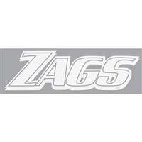 Gonzaga Bulldogs Transfer Decal - Zags - White