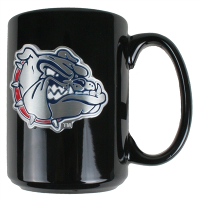 Gonzaga Bulldogs 15oz Black Ceramic Mug