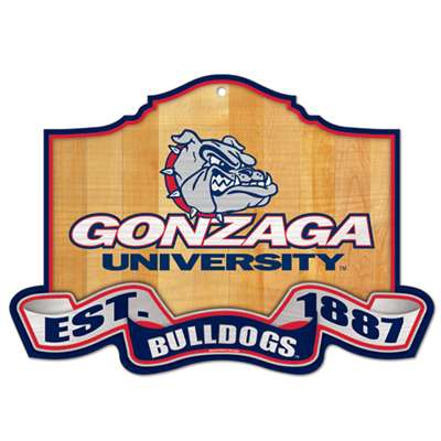 Gonzaga Bulldogs Wood Sign - Est. 1881