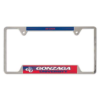 Gonzaga Bulldogs Metal Chrome License Plate Frame