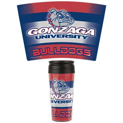 Gonzaga Bulldogs 16oz Plastic Travel Mug