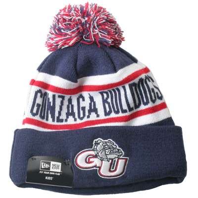 Gonzaga Bulldogs New Era Youth Biggest Fan Knit Beanie