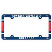 Gonzaga Bulldogs Plastic License Plate Frame