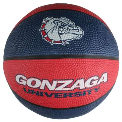 Gonzaga Bulldogs Mini Rubber Basketball