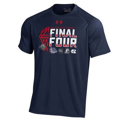UA Gonzaga Bulldogs Final Four Performance T-Shirt - Navy