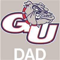 Gonzaga Bulldogs Transfer Decal - Dad