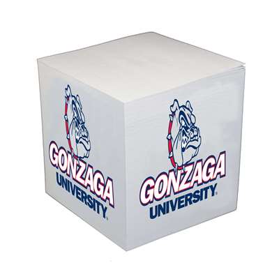 Gonzaga Bulldogs Sticky Note Memo Cube - 550 Sheets