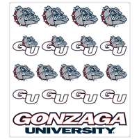 Gonzaga Bulldogs Multi-Purpose Vinyl Sticker Sheet