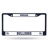 Gonzaga Bulldogs Team Color Chrome License Plate Frame