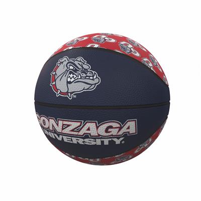 Gonzaga Bulldogs Mini Rubber Repeating Basketball
