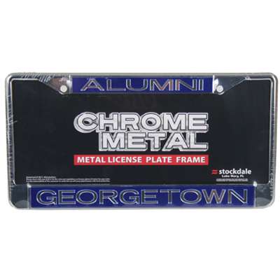 Georgetown Hoyas Metal Alumni Inlaid Acrylic License Plate Frame